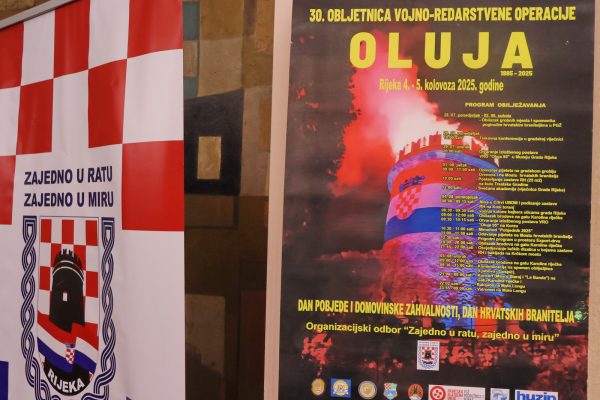 Obilježavanje 30. obljetnice Oluje u Rijeci 