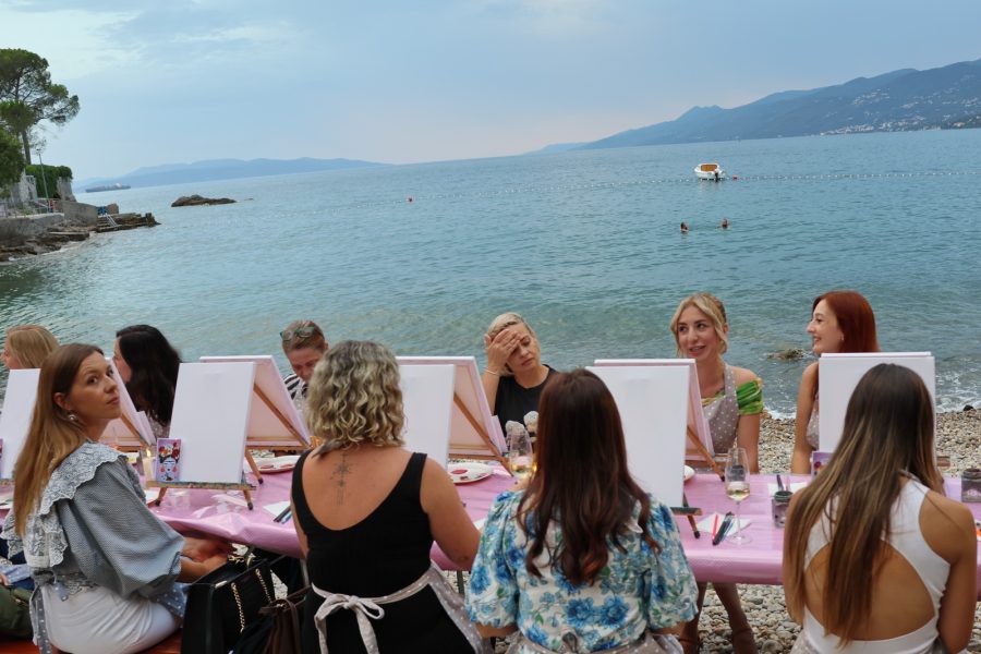 Srce za nju, radionica art&wine