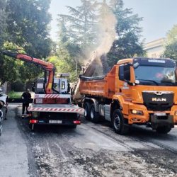 Trg braće Mažuranić, radovi
