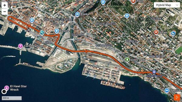 Cro Race 2025 - Trasa kroz Rijeku