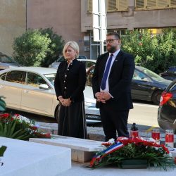 Polaganje vijenaca za Dan policije