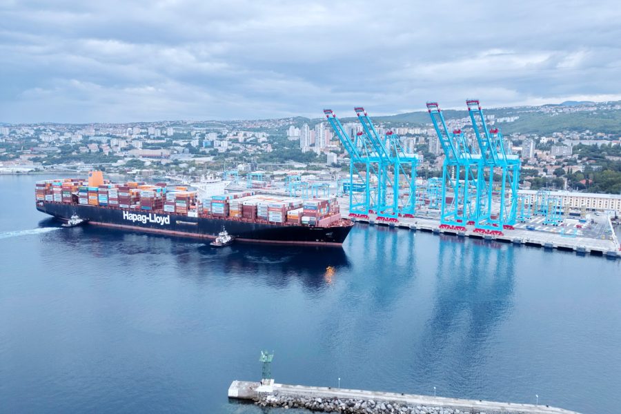 Rijeka Gateway dolazak broda