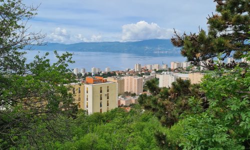 Gornja Vežica s Astronomskog centra Rijeka