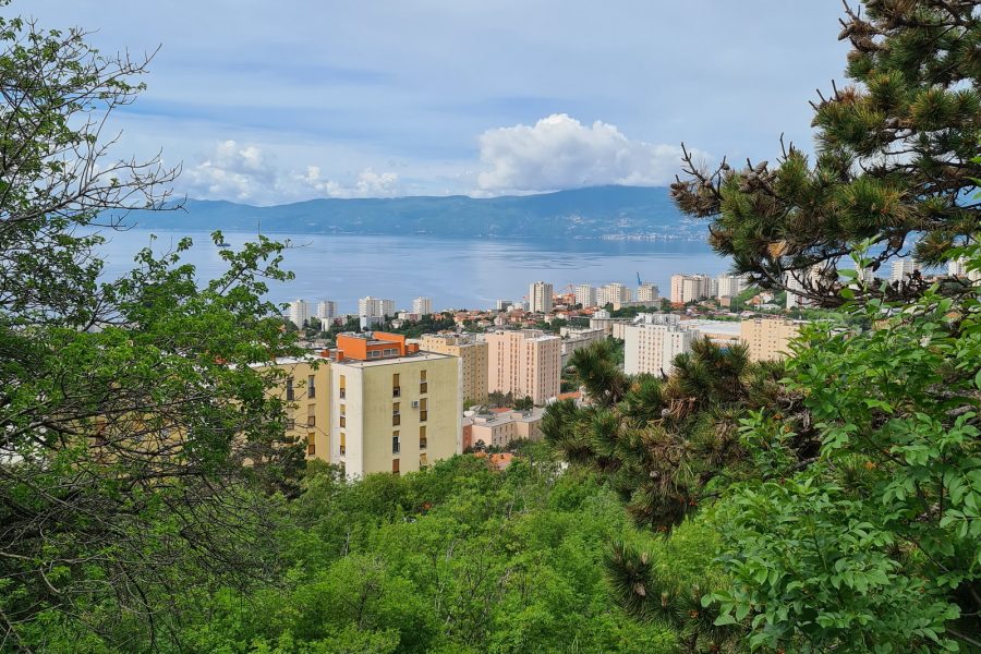 Gornja Vežica s Astronomskog centra Rijeka
