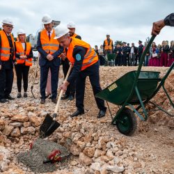 Polaganje kamena temeljca za Vatrogasni dom Hreljin