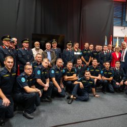 Polaganje kamena temeljca za Vatrogasni dom Hreljin