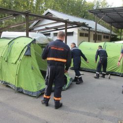 Vježba postrojbi civilne zaštite Grada Rijeke u Šapjanama