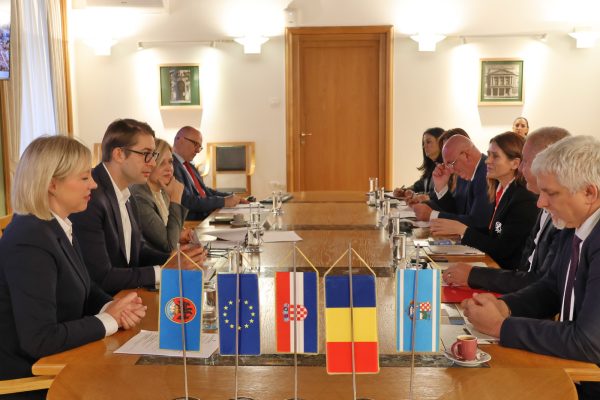 prijem za delegaciju rumunjske županije Bistrita-Nasaud