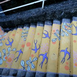 Oslikavanje stepenica prema Skate parku