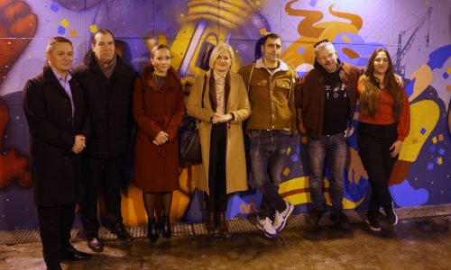 Mural u pothodniku
