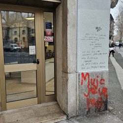 Grafiti križanje Krešimirove i ulice Blaža Polića prije