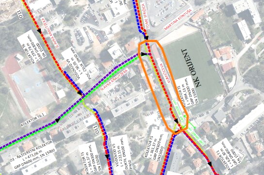 Orijentovo igralište, radovi