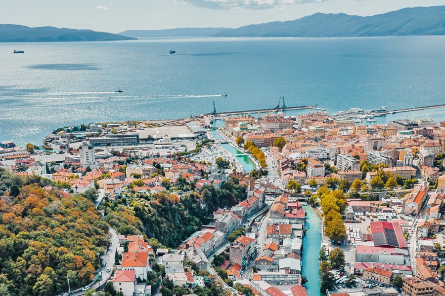 Pogled na Rijeku s Trsata