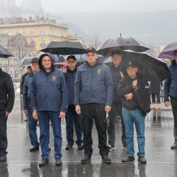 Polaganje vijenaca na Delti za spomendan međunarodnog priznanja