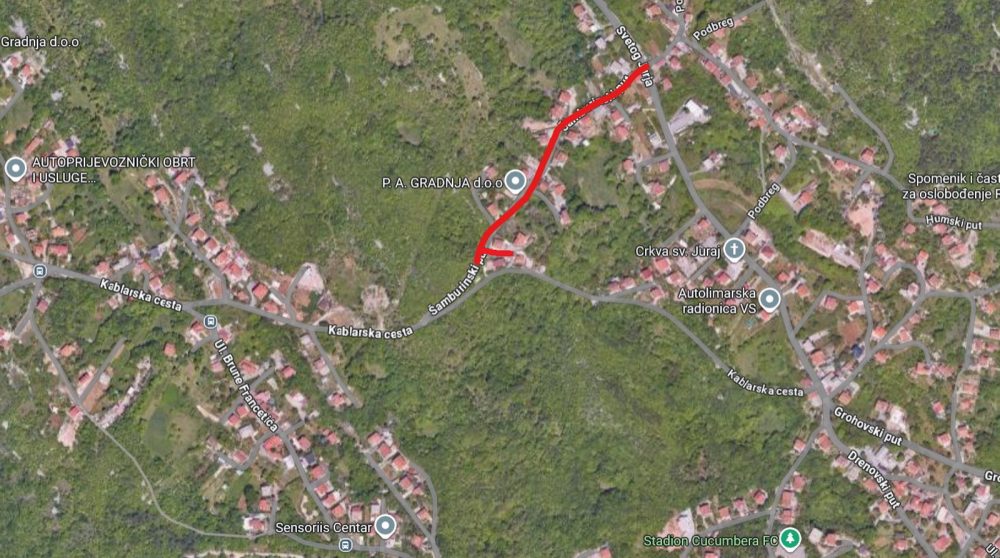 Radovi Aglomeracija Gornja Drenova Šamburinski put