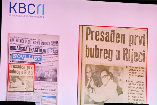 KBC Rijeka obilježio 55. obljetnicu prve transplantacije bubrega