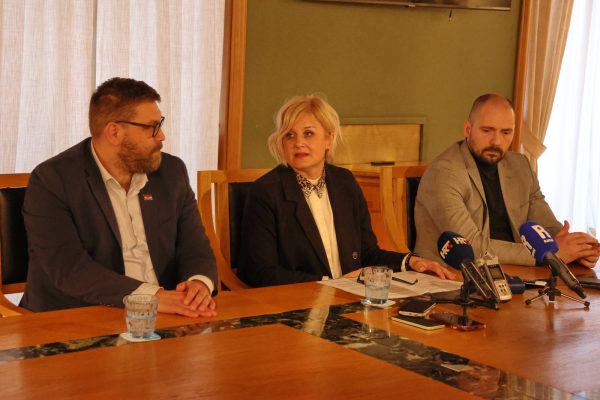 Konferencija za novinare gradonačelnice Rinčić