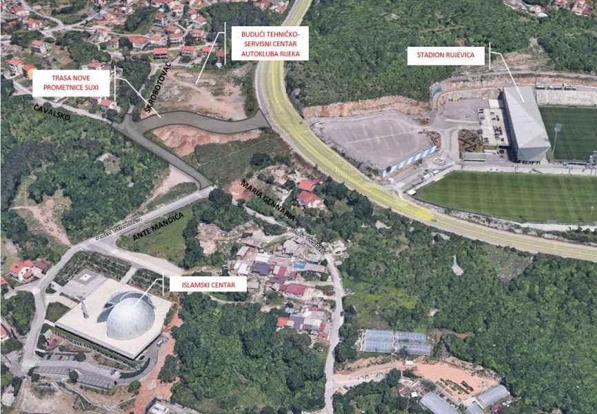 Novoizgrađena prometnica SU XI na Rujevici