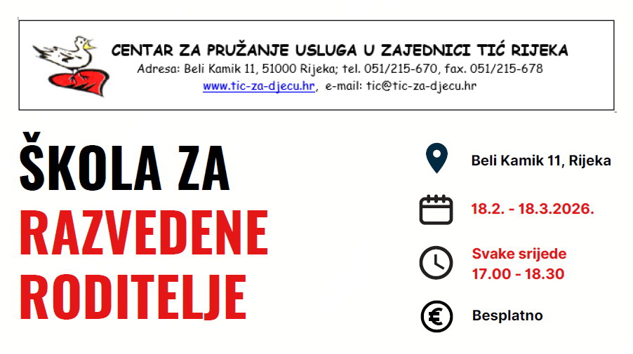 Škola za razvedene roditelje veljača 2026