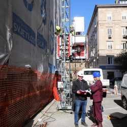 Gradonačelnica Rinčić obišla gradilište sanacije Zanonove 1