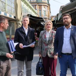 Obilazak tržnice i radova u 1. paviljonu