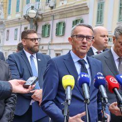Plenković u Rijeci s Rinčić i Lukanovićem