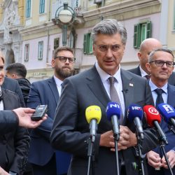 Plenković u Rijeci s Rinčić i Lukanovićem