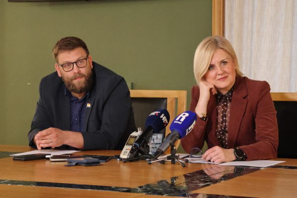Rinčić na konferenciji za novinare