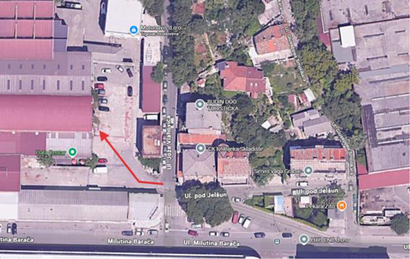 Smjernice za dolazak na adresu preuzimanja kompostera