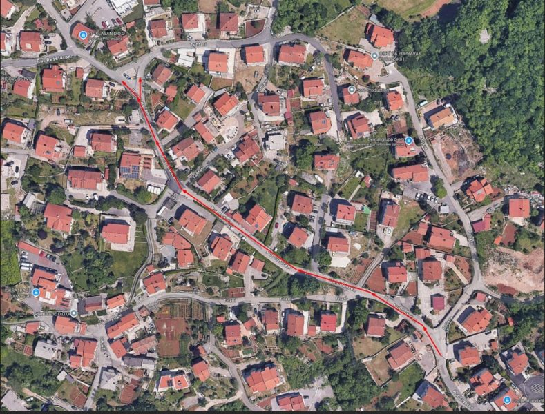 Ulica put Srdočen - Tuhtani
