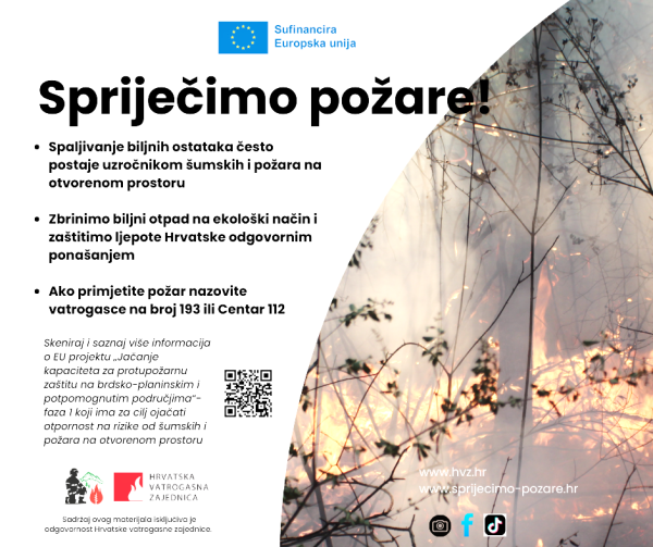 Plakat spriječimo požare