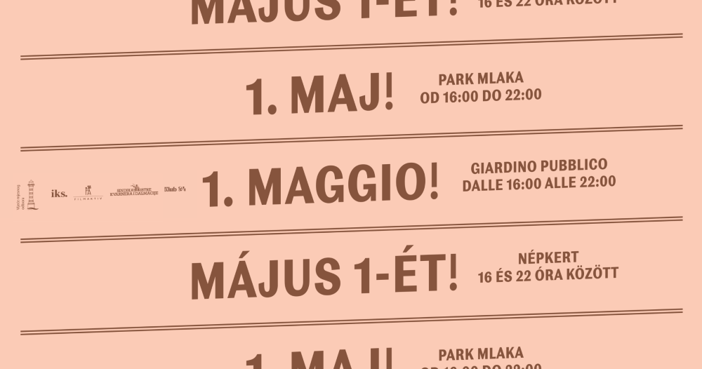 1. MAJ - dizajn Marin Nižić