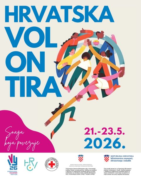 Hrvatska volontira plakat