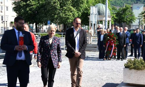 Polaganje vijenaca Dan oslobođenja Rijeke