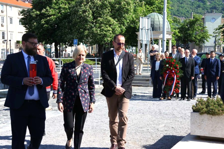 Polaganje vijenaca Dan oslobođenja Rijeke