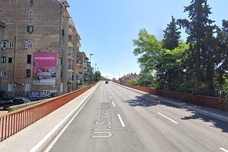 Ulica Slavka Cindrića vijadukt na Piramidi