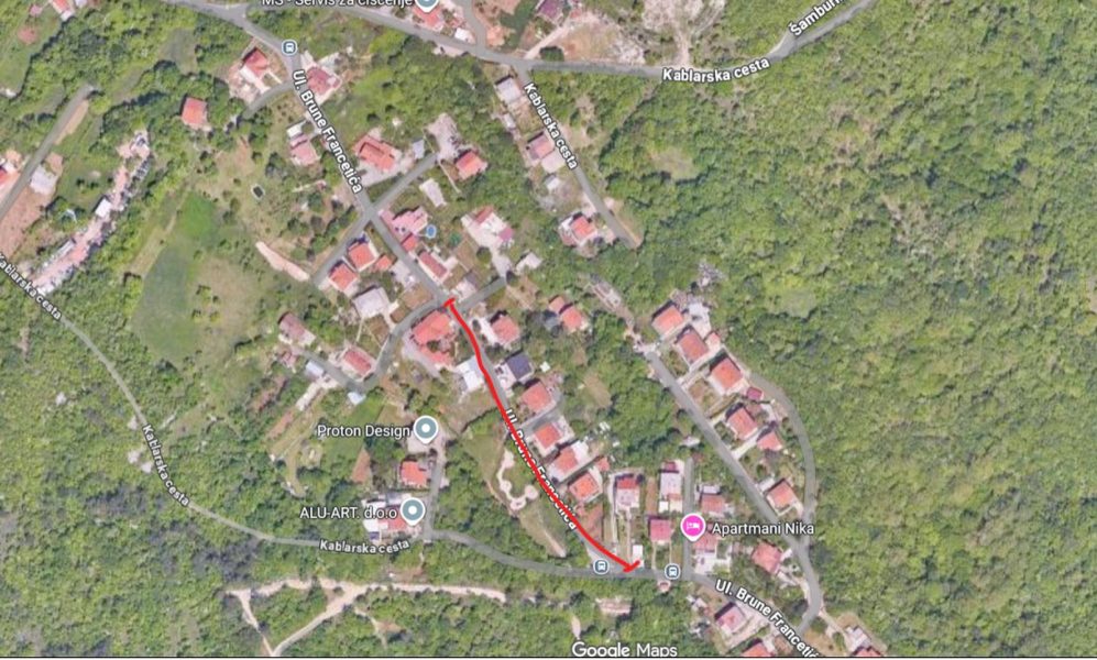 radovi u Ulici Brune Francetića na Gornjoj Drenovi