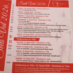 Najava Dana sv. Vida 2026