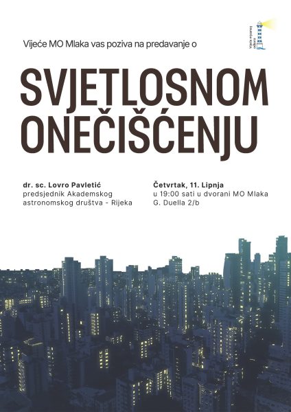 Predavanje Svjetlosno onečišćenje