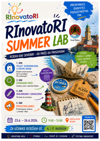 RInovatoRI Summer Lab 2026 info plakat