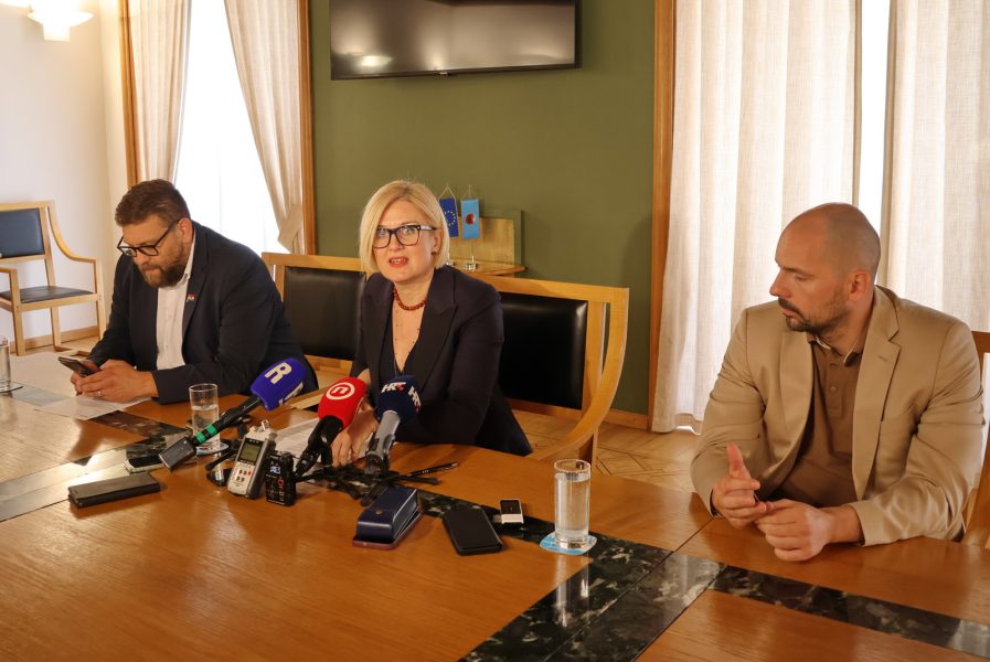 Rinčić, Vivoda i Milaković pred novinarima 2. lipnja