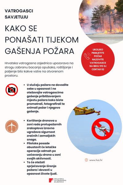 Savjeti-ne otezavajte gasenje pozara