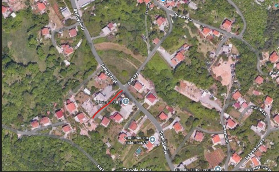 radovi u Ulici sv. Jurja na Gornjoj Drenovi