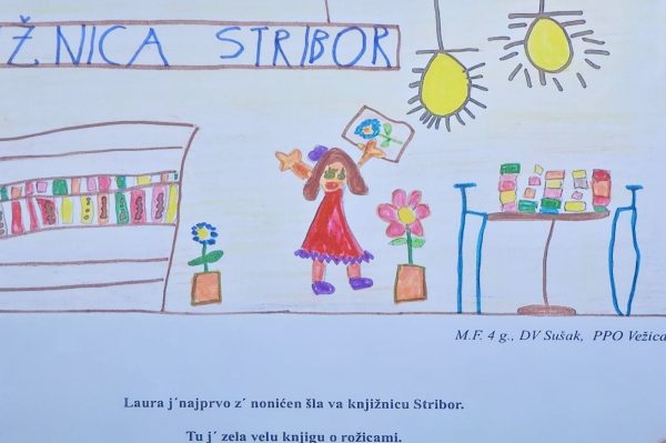 Slikovnica „Mića mala gre v Riku“