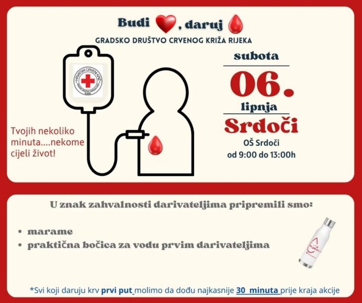 Akcija darivanja krvi u Srdočima