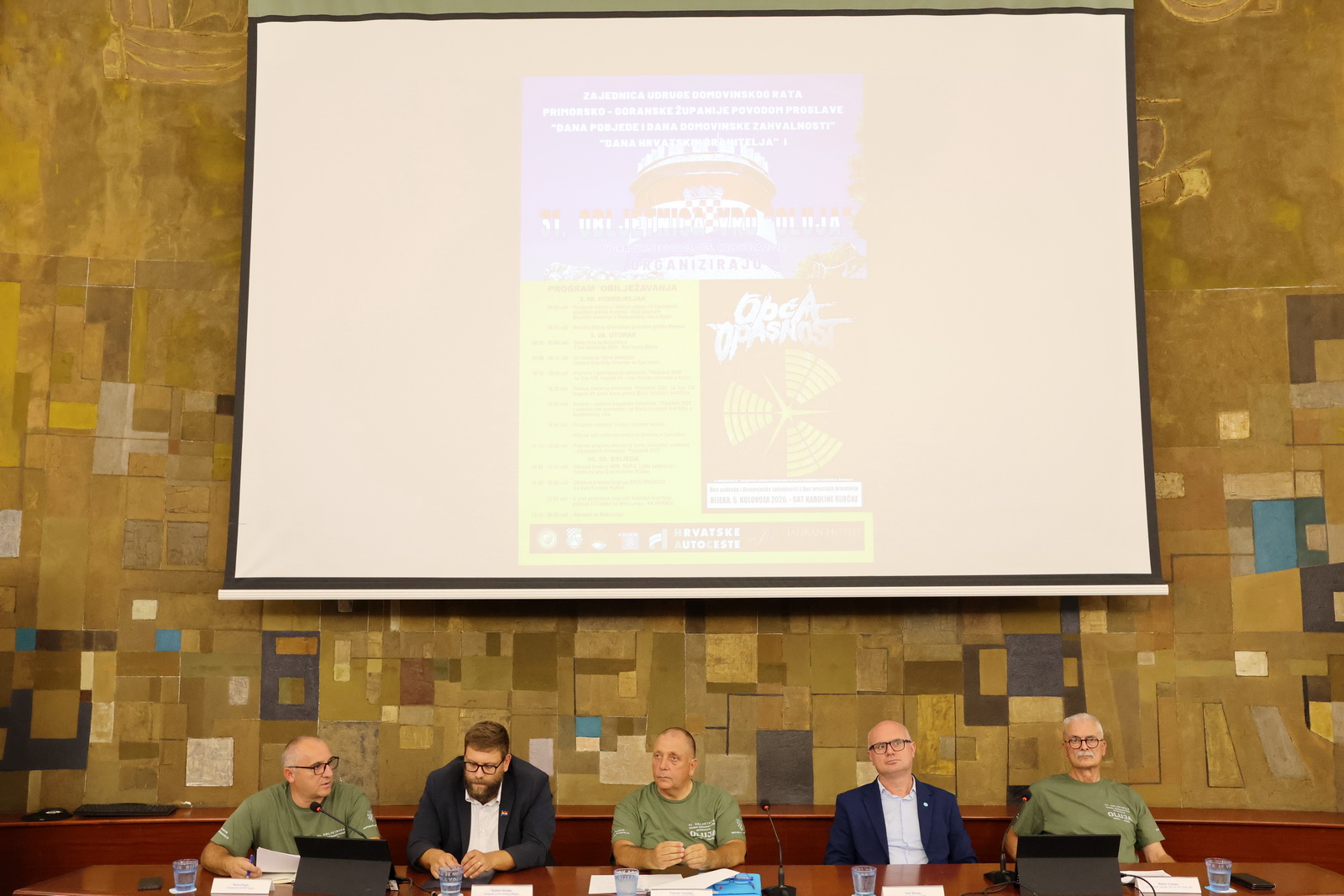 Najava programa obilježavanja Dana pobjede i domovinske zahvalnosti, Dana hrvatskih branitelja i 31. obljetnice Oluje