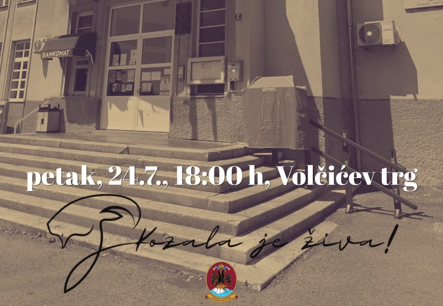 Plakat rampa za pristup MO Kozala