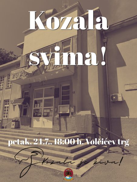 Plakat rampa za pristup MO Kozala