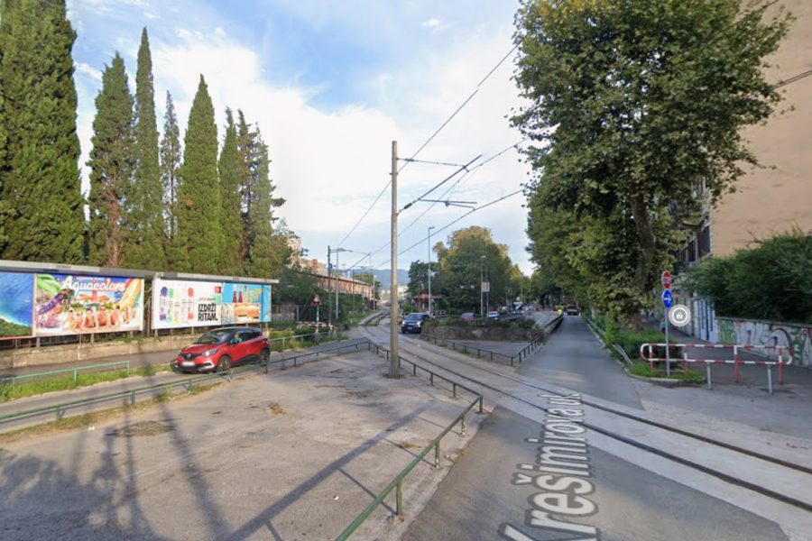 Krešimirova ulica pružni prijelaz