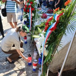 Polaganje vijenaca i paljenje svijeća u povodu obilježavanja Dana pobjede i domovinske zahvalnosti, Dana hrvatskih branitelja te 31. obljetnice vojno-redarstvene operacije Oluja.